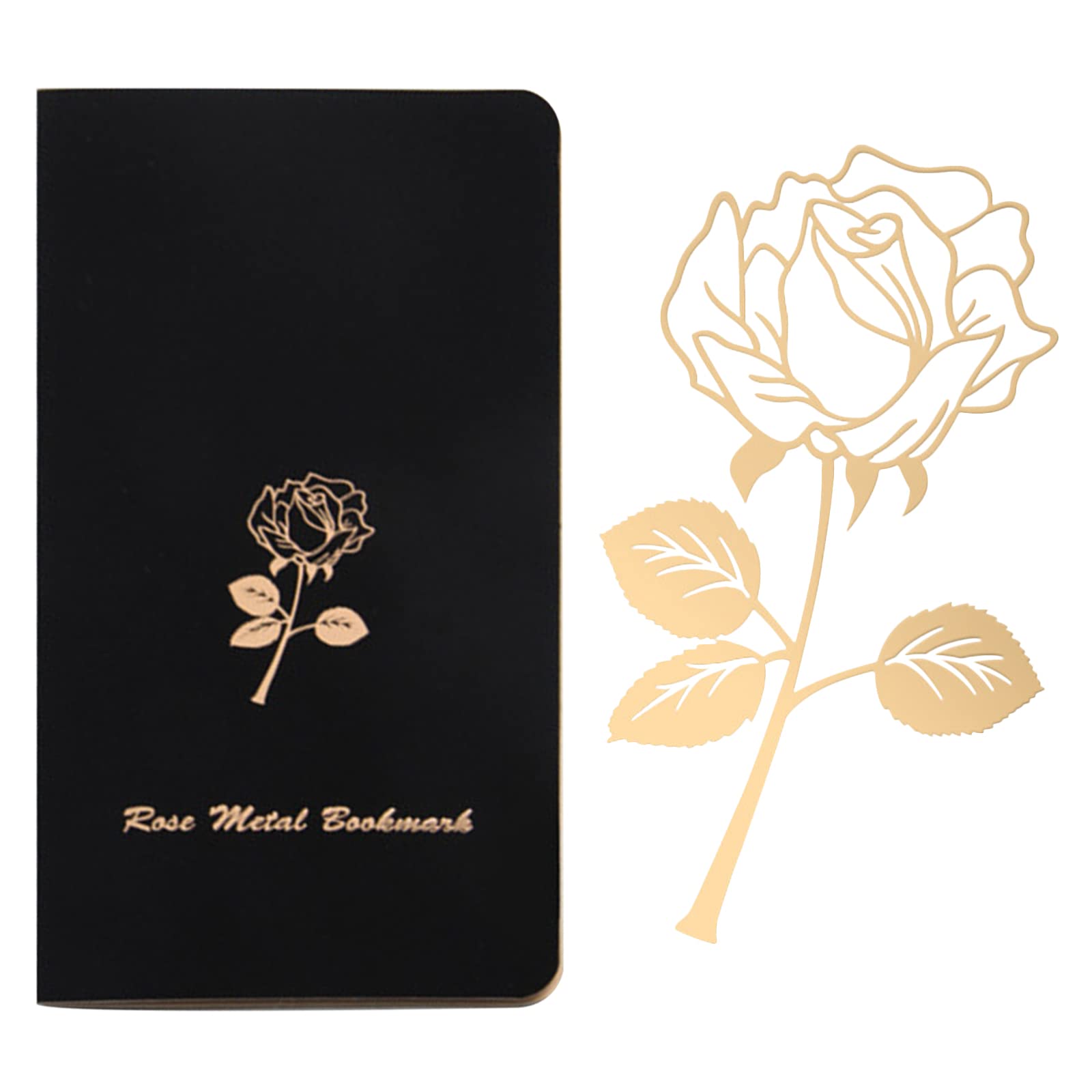 Cdemiy Marcapaginas de Metal, Marca Paginas Libros Flor Clásicos, Marcapaginas Personalizado Punto de Libro, para Adultos Mujeres Niños y Estudiantes la Lectura de Libros（Oro）