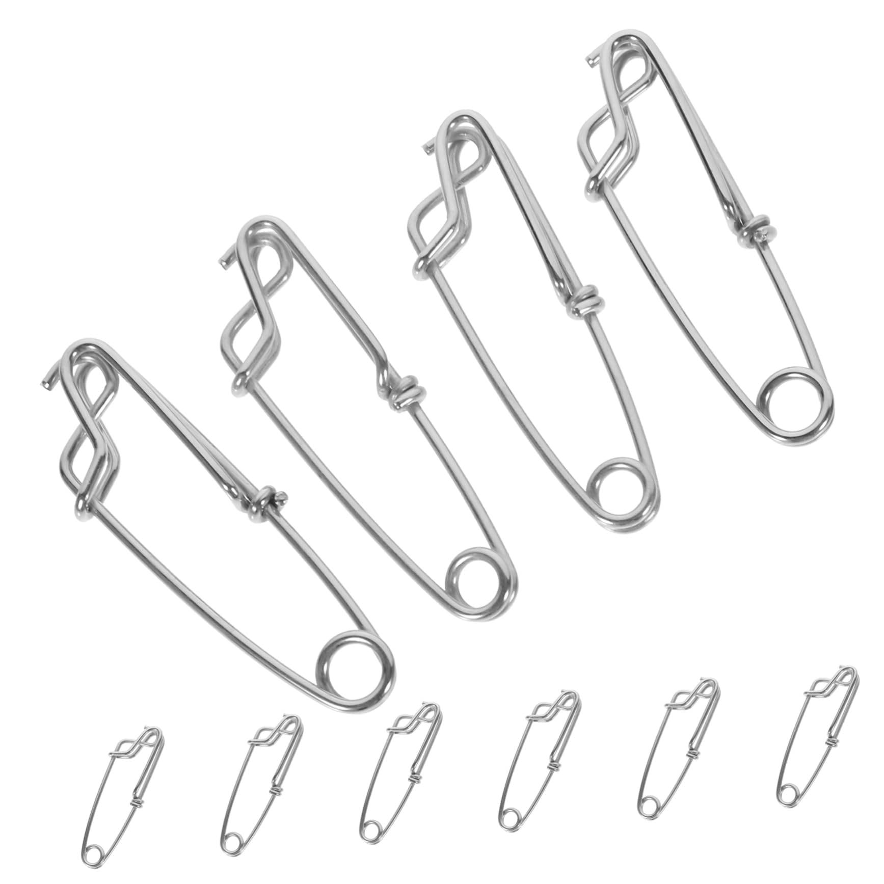 Abaodam Broche Poisson Acier Inoxydable