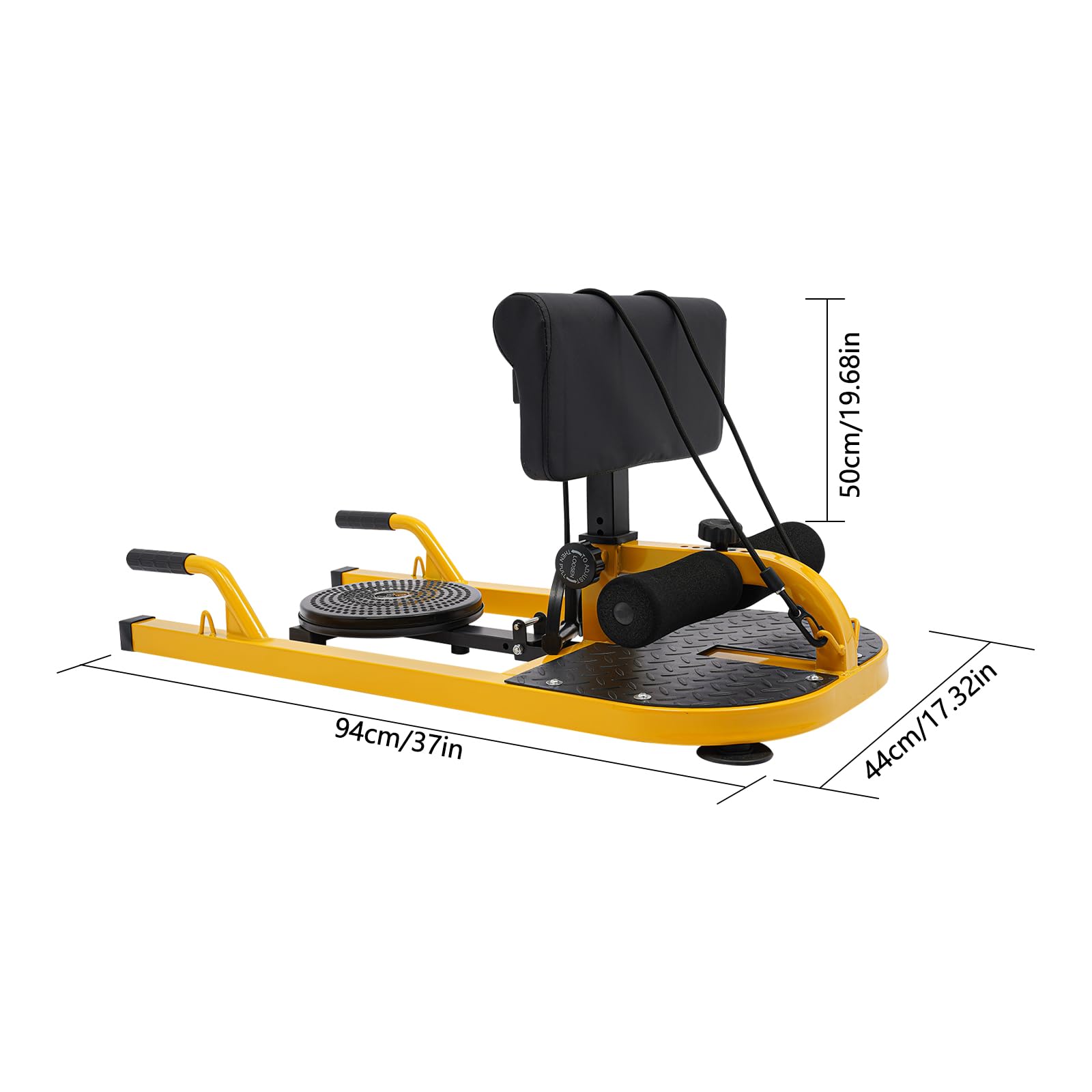 Multifunction Squat Machine, Hip Thrust Machine Sit up Exercise Set U-Shape, Ajustable Deep Squat Machine for Home Gym