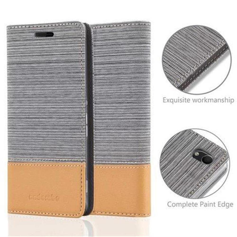 Cadorabo Custodia Libro per Sony Xperia C4 in ROSSO VINACCIA - con Vani di Carte, Funzione Stand e Chiusura Magnetica - Portafoglio Cover Case Wallet Book Etui Protezione