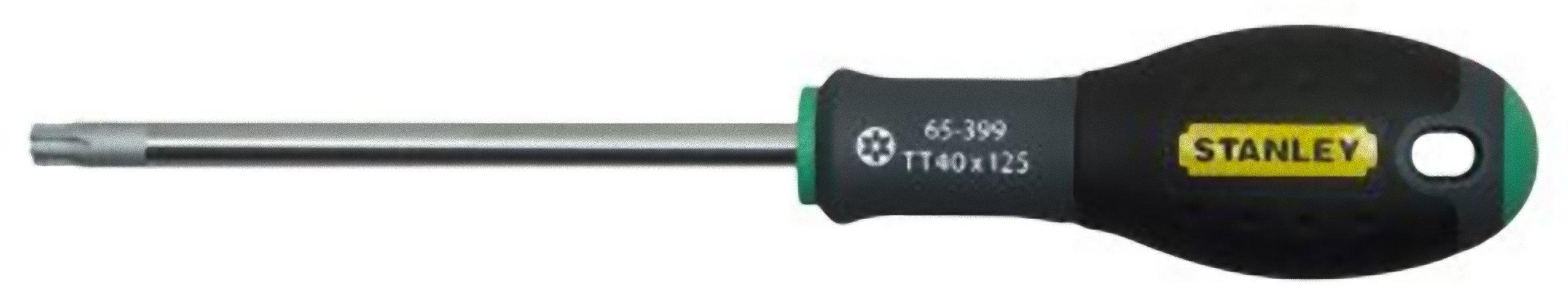 Stanley - FatMax tornavida Torx, TT10, 75 mm Schwertlaenge, krom-vanadyum, ergonomik Soft Handgr, Gümüş, 0-65-339