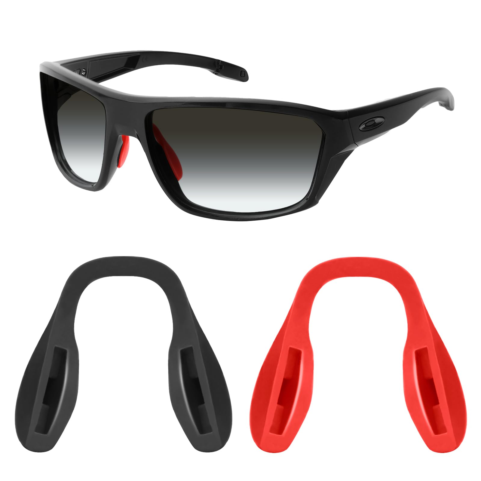 Mryok Replacement Nose Piece Nose Pads for Oakley Split Shot OO9416/Split Time/Crossrange/Crossrange R/XL Sunglass - Options