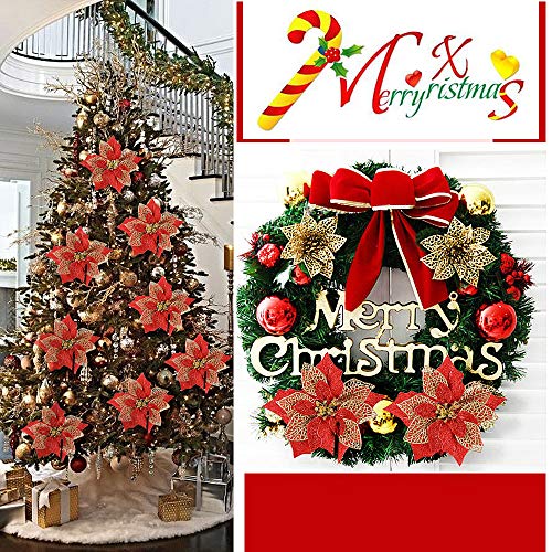 MEJOSER (Dia. 22cm) 10 Pezzi Ornamenti Albero di