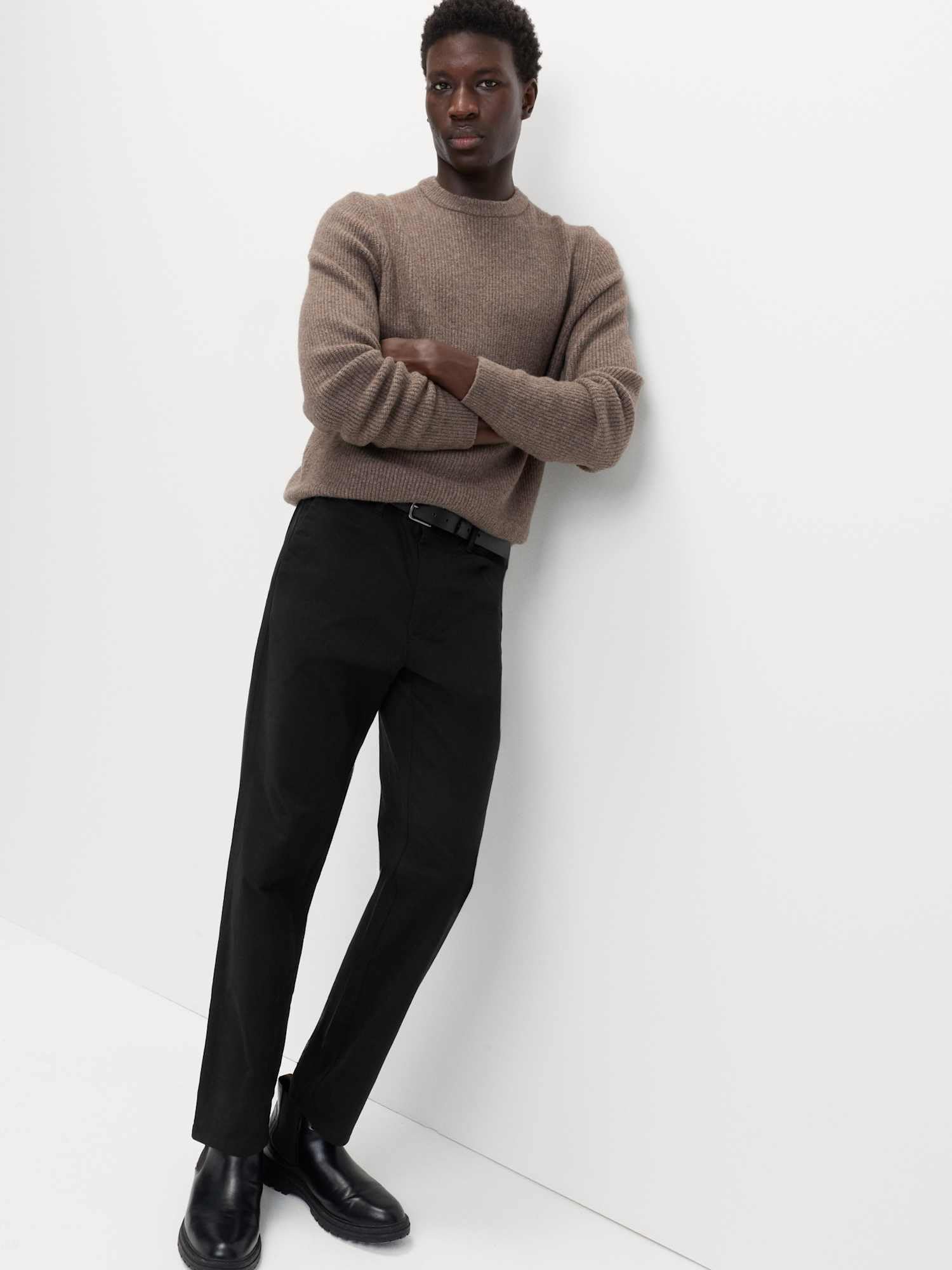Marks & Spencer Chino Homme Coupe Standard avec Stretch, avec Poches