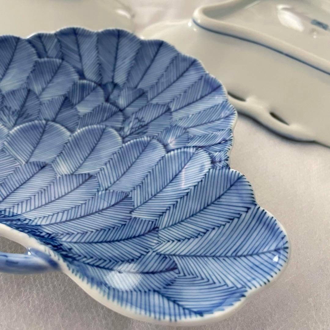 鍋島 染付 三階松皿 畑萬陶苑 伊万里焼鍋島焼 3 鍋島 染付 三階松皿 畑萬陶苑 伊万里焼鍋島焼 3