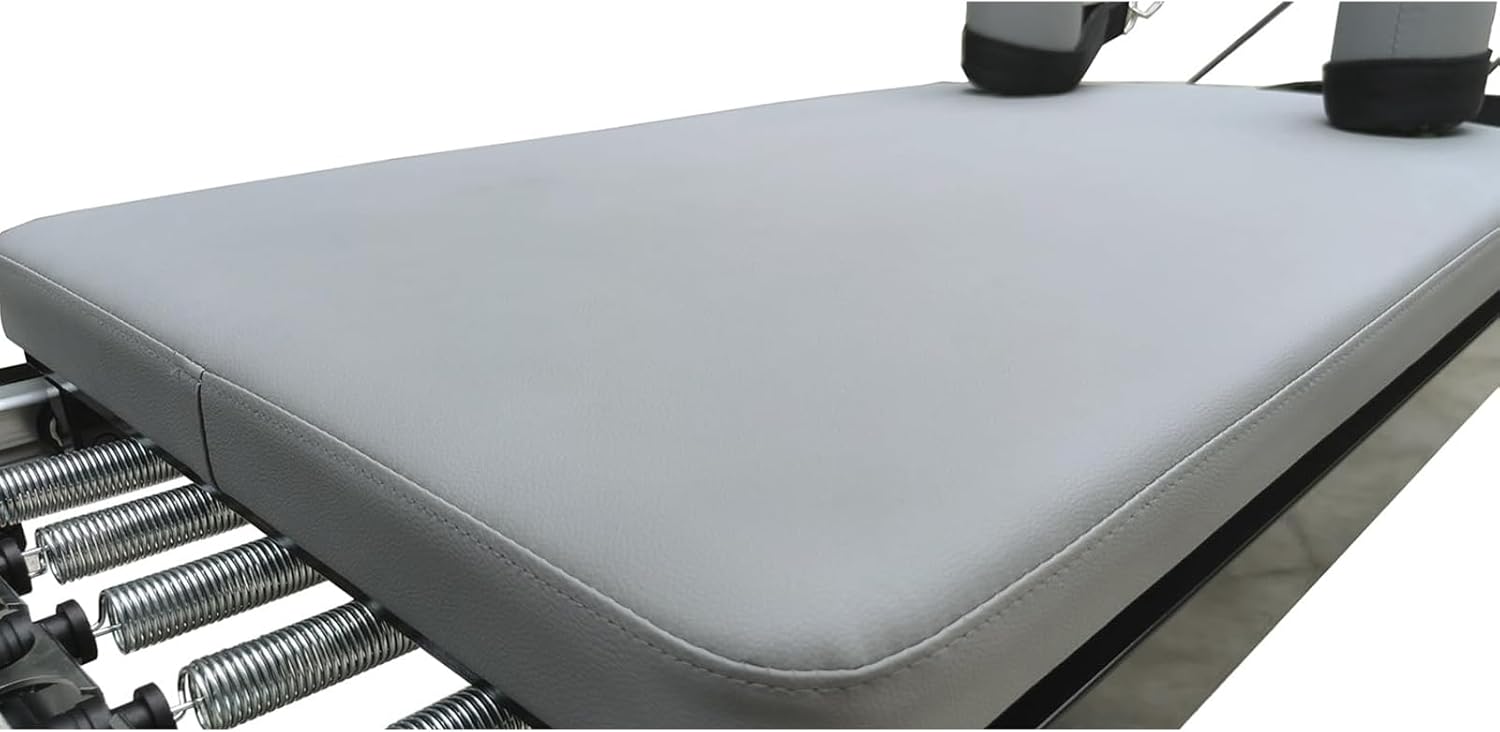 Pilates Reformer Machine Foldable Pilates Machine Equipment for Home Foldable Reformer Pilates for Beginner and Intermediate Users Up to 330lbs