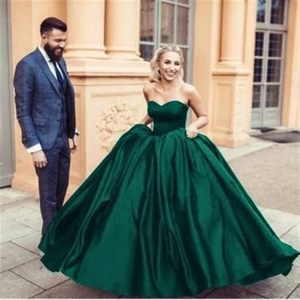Emerald Green Wedding Dresses Emerald Green Sheer Long Sleeve Lace