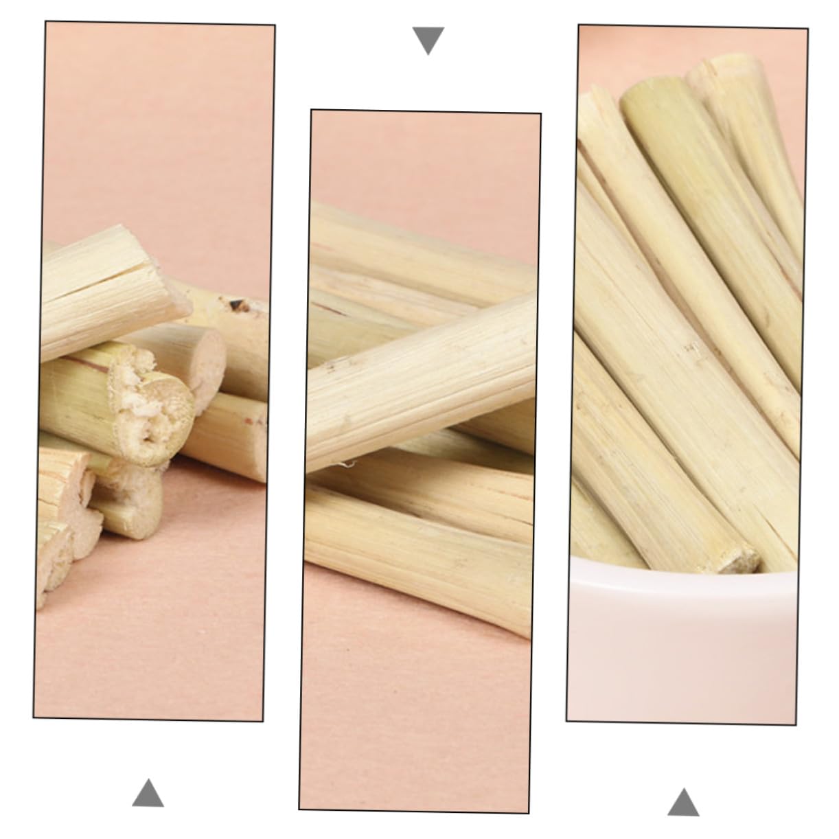 BESTonZON Natürliches Zähneknirschen Spielzeug für Meerschweinchen und Hamster Bissfestes Haustierspielzeug aus Synthetischem Material zur Beschäftigung und Langeweilebeseitigung in Beige
