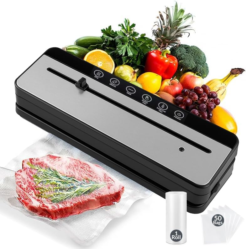 Smart Saver Automatic 1 Vacuum Sealer Cutter Machine for Food, Va...