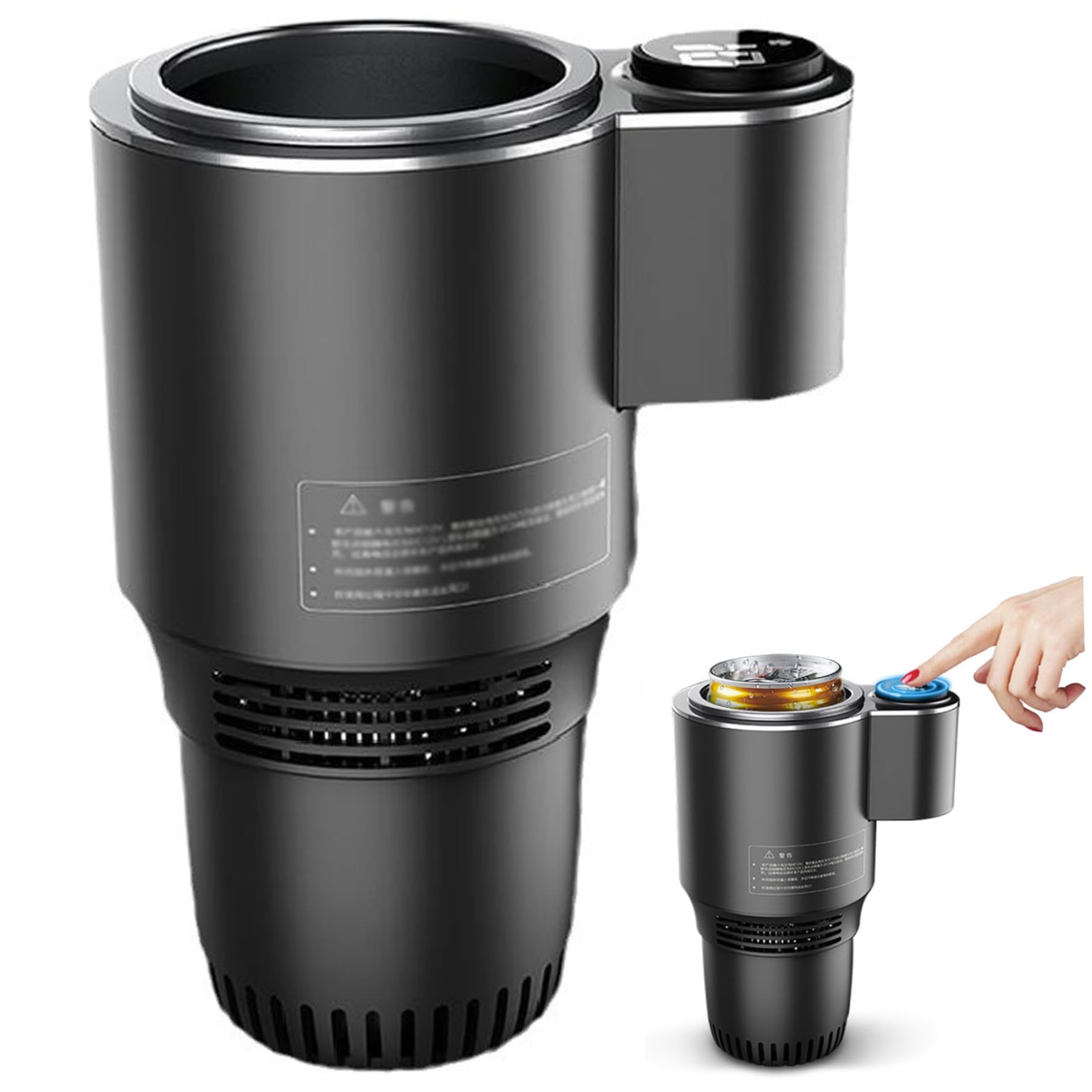 Refroidisseur de boisson électrique portable, refroidisseur d'eau rapide d'été, mini tasse de refroidissement rapide, refroidisseur instantané de boisson de voyage en voiture, pour bière refroidie