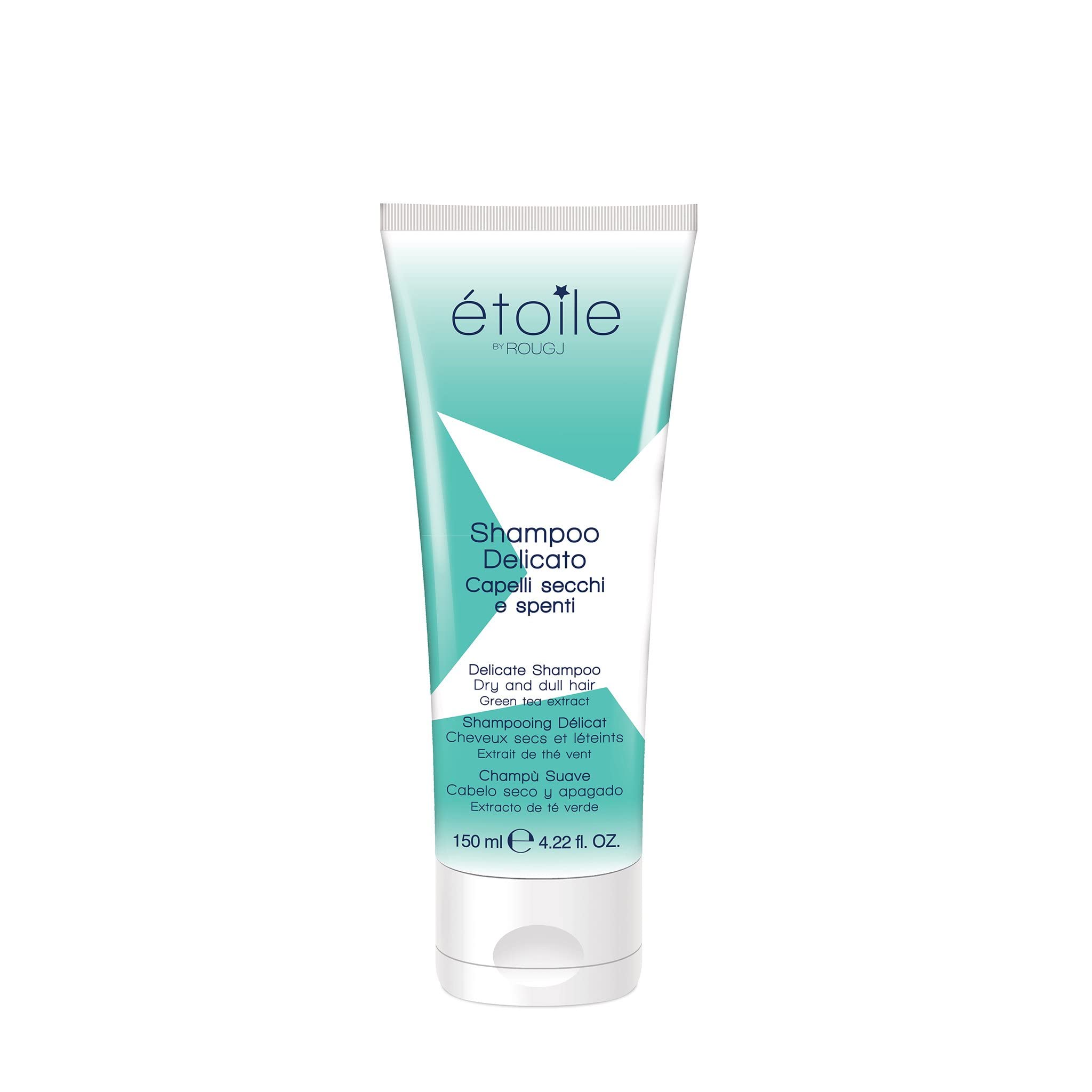 Rougj Étoile Delicate Shampoo Dry and Dull Hair 150ml, 150 ml (Pack of 1)