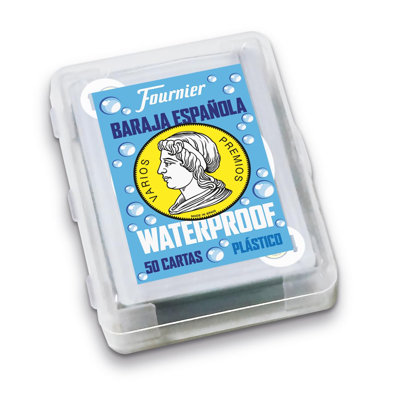Fournier-Baraja Española de Cartas Waterproof de Plástico para piscina y playa, color no aplica (1045928)