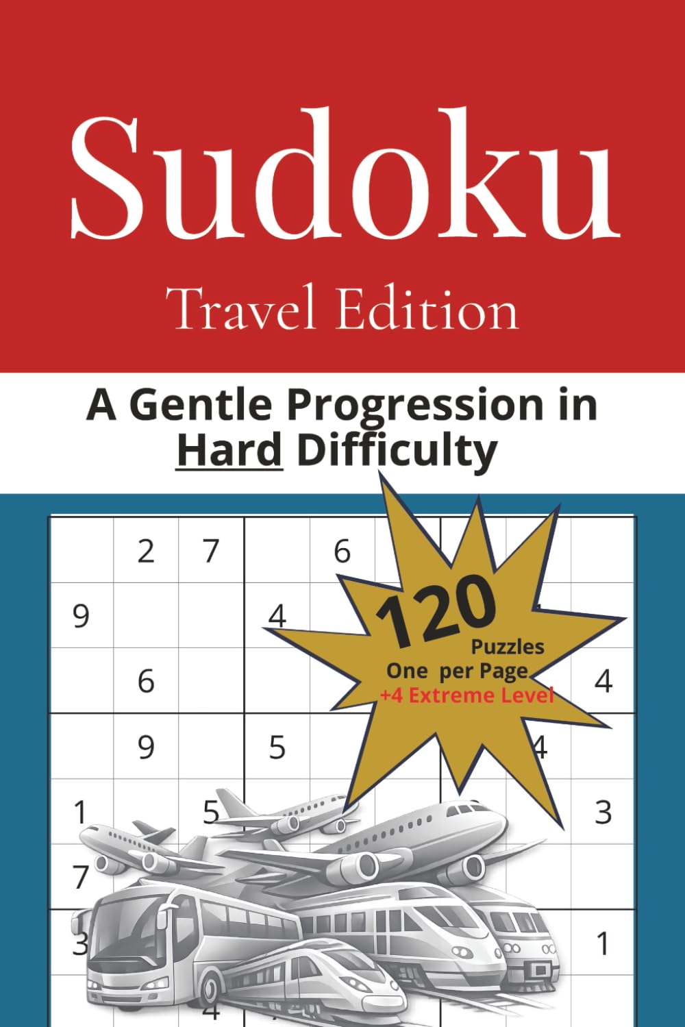 Sudoku Travel Edition: A Gentle Progression in Hard Difficulty (Waypoint Creation Puzzles)