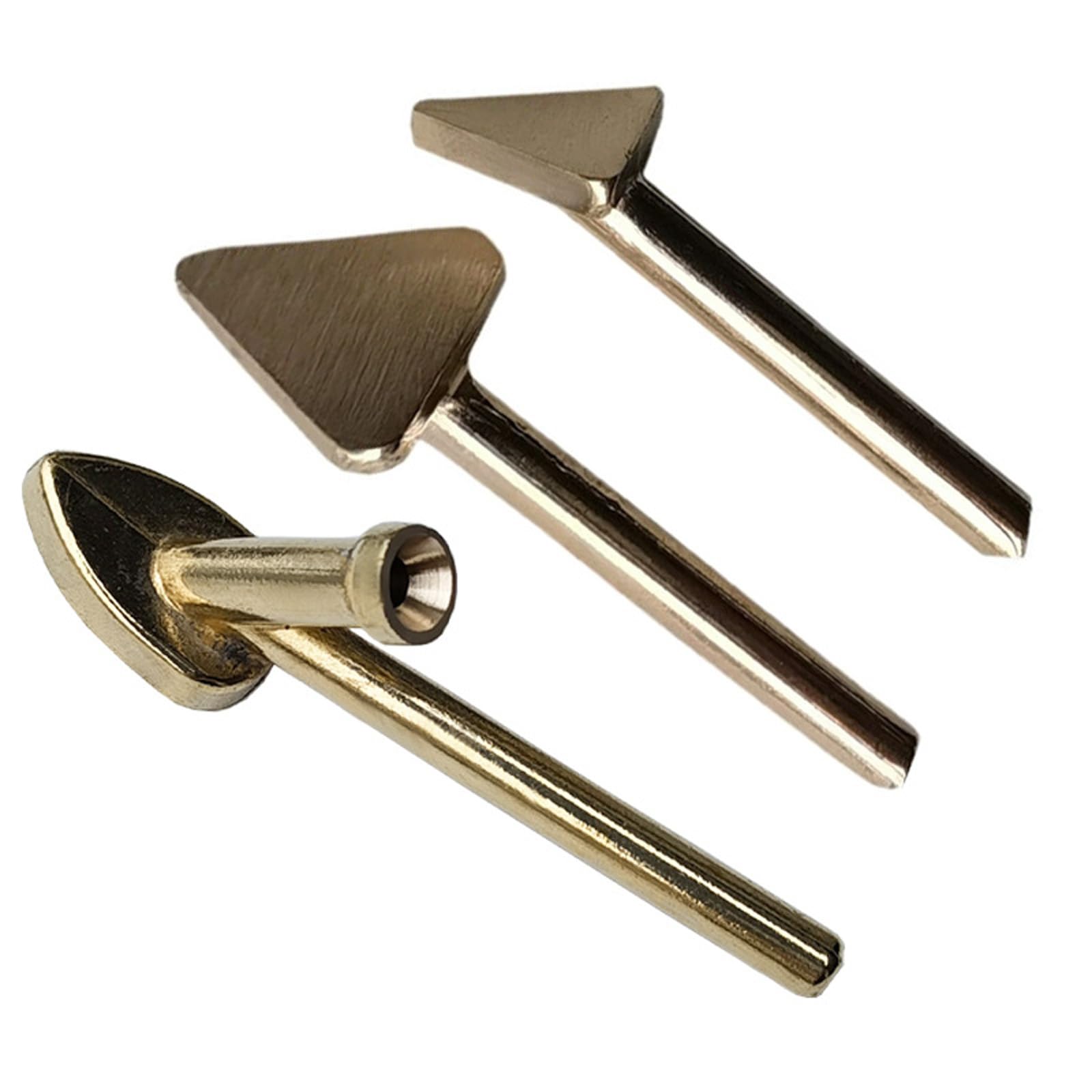 3PCS Welding Replacement Tip, Soldering Iron Accessories Triangle Smoothing Tips for Car Bumper Kayak Welder Tips for Soldering Iron