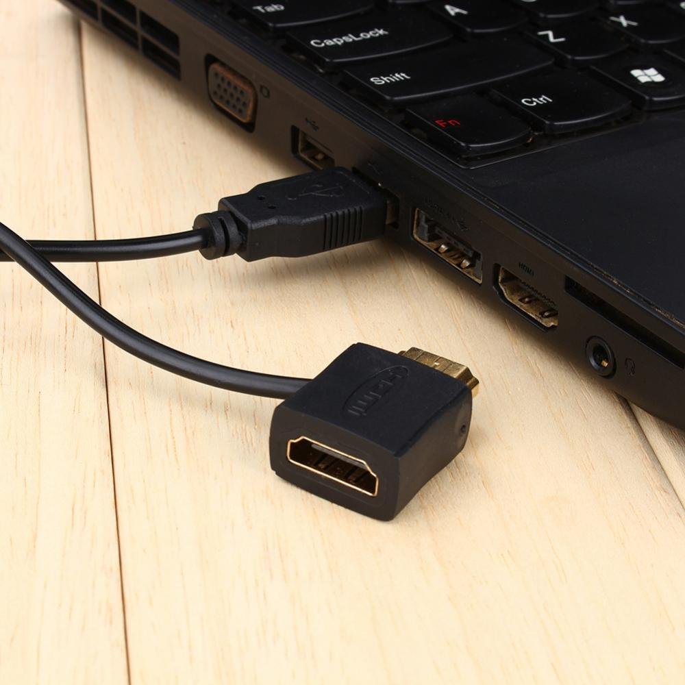 Cavo Adattatore Da USB A HDMI 50 Cm | Solo Ricarica | USB Tipo A Maschio A HDMI Maschio Per Auto, Camper, Barca - 4