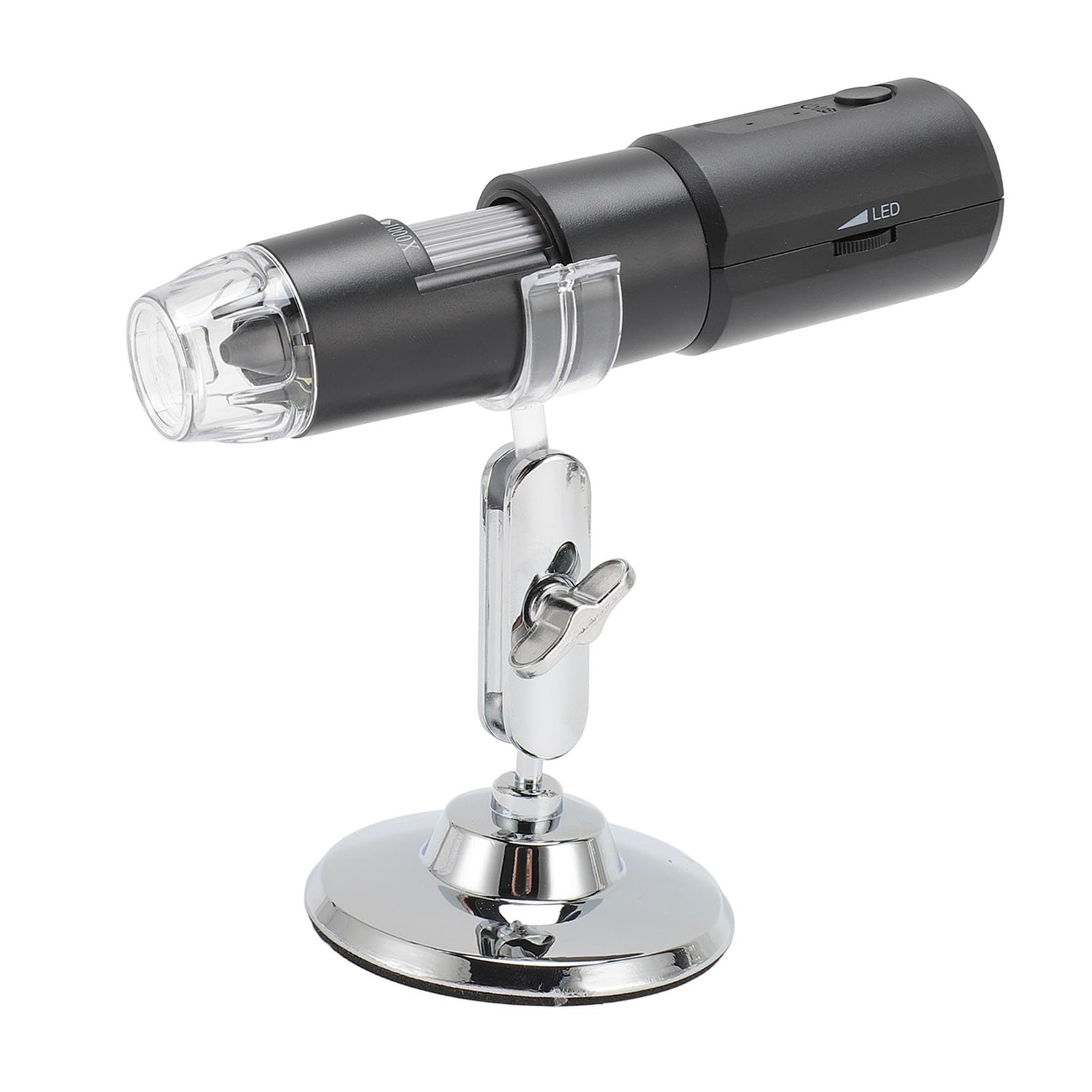 Alomejor Microscopio Digitale Wireless 1000X con 8 Luci a LED per L'osservazione di Pelle e Tessuti HD da 0,3 MP