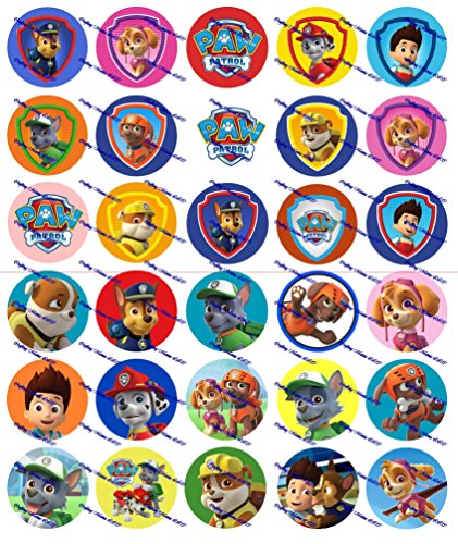 30 Precut Images Dog Police Set 1