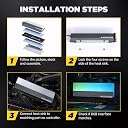 AsiaHorse ProGen ARGB NVMe M.2 SSD Heatsink – Aluminium Alloy Cooler with RGB LED & 3 Thermal Pads for M.2 2280 NVMe SSD (Black) gallery image