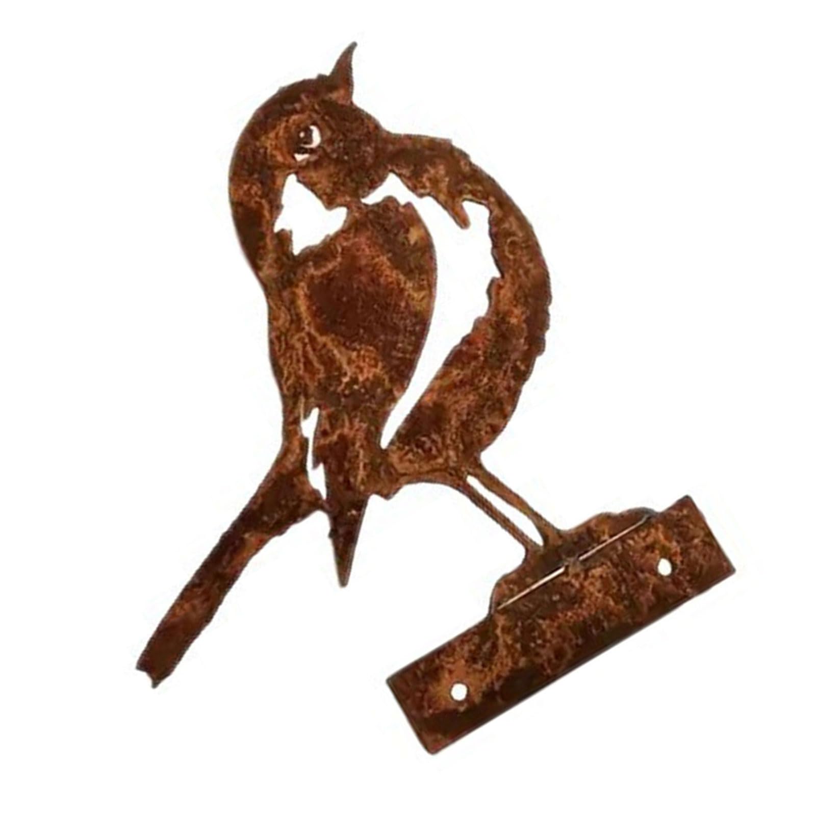 Limtula Iron Bird Sculptures Garden Stakes Weatherproofed Rusts Effect Backyard Decoration for Outdoor Spaces Natural Garden Ornament