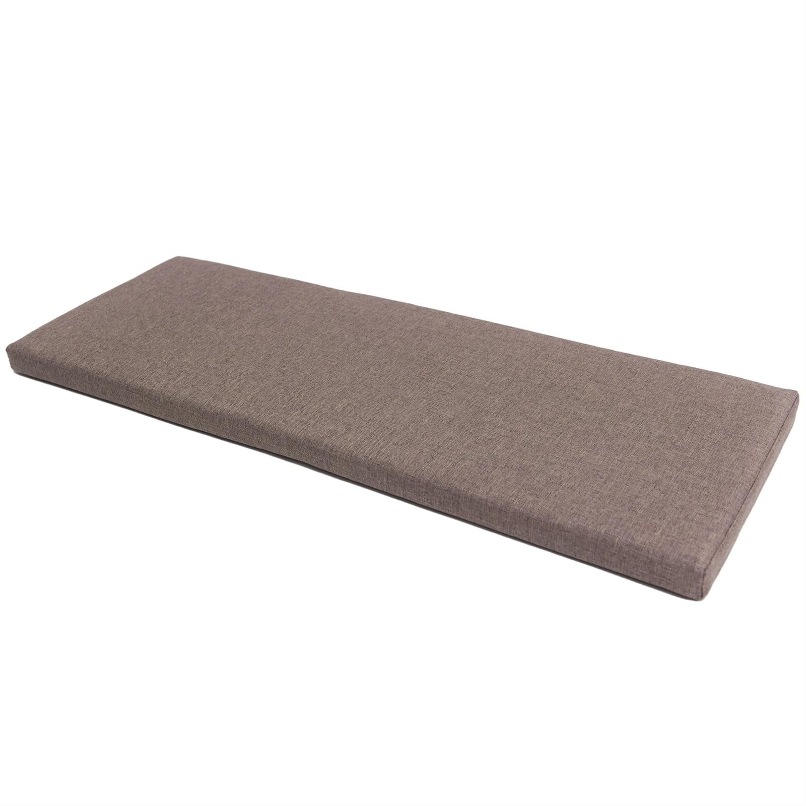 Cuscino per Panca Lunga Fodera for Cuscino for Panca in Tela di Lino Grigia, mobili for Interni/Esterni/Sedile for Finestra, Sedia, Divano, Divano, Altalena Cuscino per Panca(117x44x8cm)