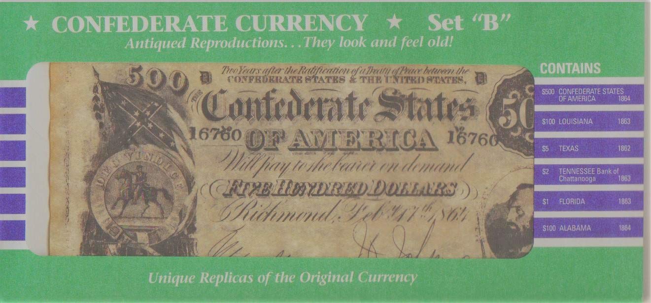 Confederate Currency Set B