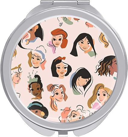 Amazon Co Jp Dgf15 ディズニー プリンセス ミラー 鏡 メイクミラー 携帯ミラー 180度調整可能 Evisuk 2倍拡大鏡 折りたたみミラー 拡大ミラー 小型 手鏡 両面化粧鏡 丸型 化粧道具 ビューティー