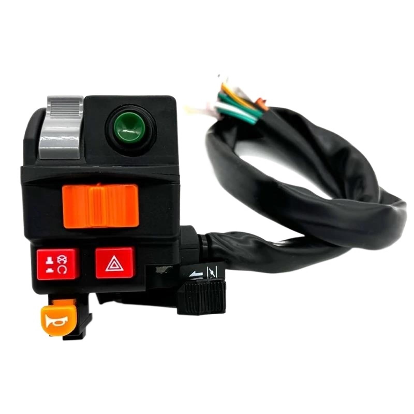 Commandes au guidon multifonctions pour phare électrique et clignotants - 8