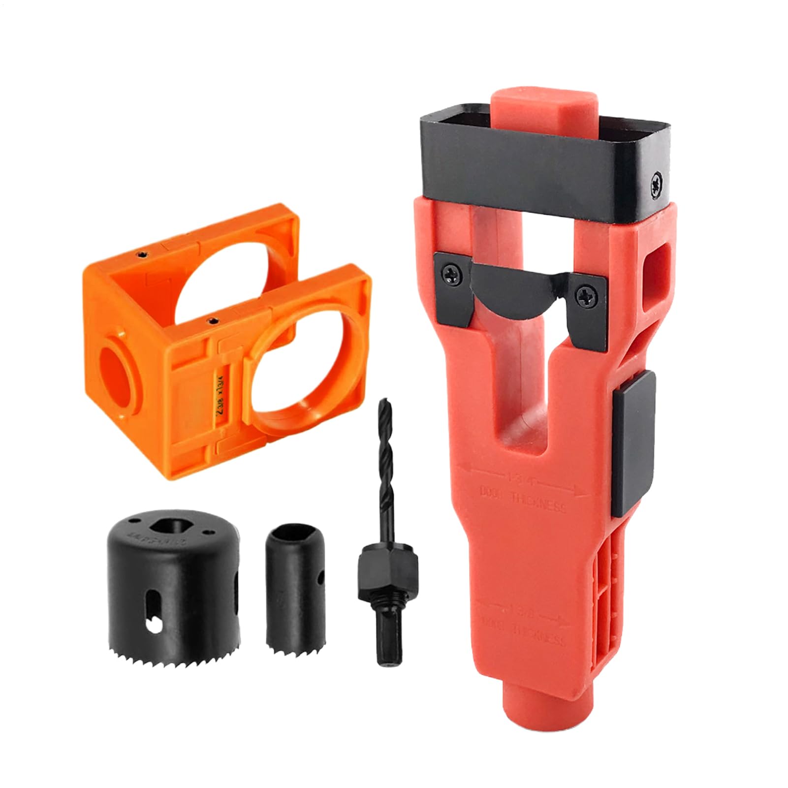Kit Installazione Serratura Porta Ricambi Serrature Catenacci Bulloni | Dima Per Porte Strumenti E Elettrici Per Riparazioni Di Porte Interne, Esterne, Casa, Cucina E Finestre