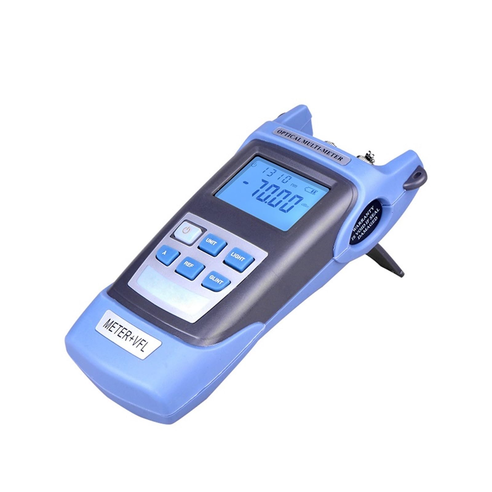Tester kabli sieciowych, Ręczny -70 ~ + 10dBm Światłowodowy Miernik Mocy 5/10MW VFL Lokalizator Uszkodzeń Wizualnych Miernik Mocy Multimetr,DIY Tools(Blue 10MW)