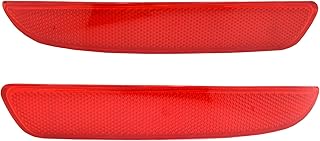 Rear Bumper Reflector Assembly Left & Right Pair Set Compatible With X5 E70 2007 2008 2009 2010 2011 2012 2013 Replacement OEM 63217158949 63217158950