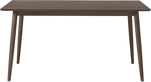 Miniatura 8 de Alaterre Furniture Calais 59 Pulgadas Mesa de Comedor Moderna de Mediados de Siglo para 4 - Mesa Rectangular de Madera Maciza con Diseño Minimalista