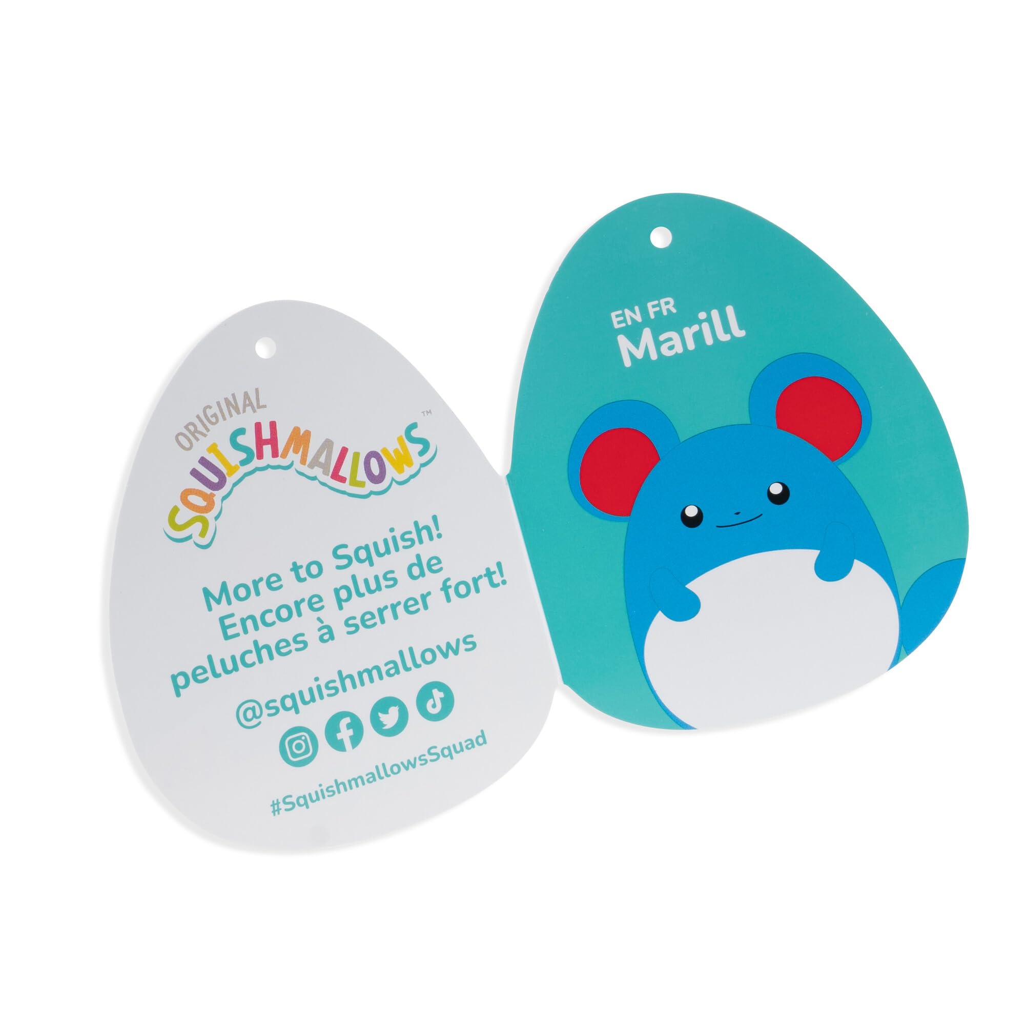 Squishmallows Original 20-Inch Marill Pokémon Plush - Ultrasoft Official Jazwares Plush (Jumbo): Marill 20-Inch