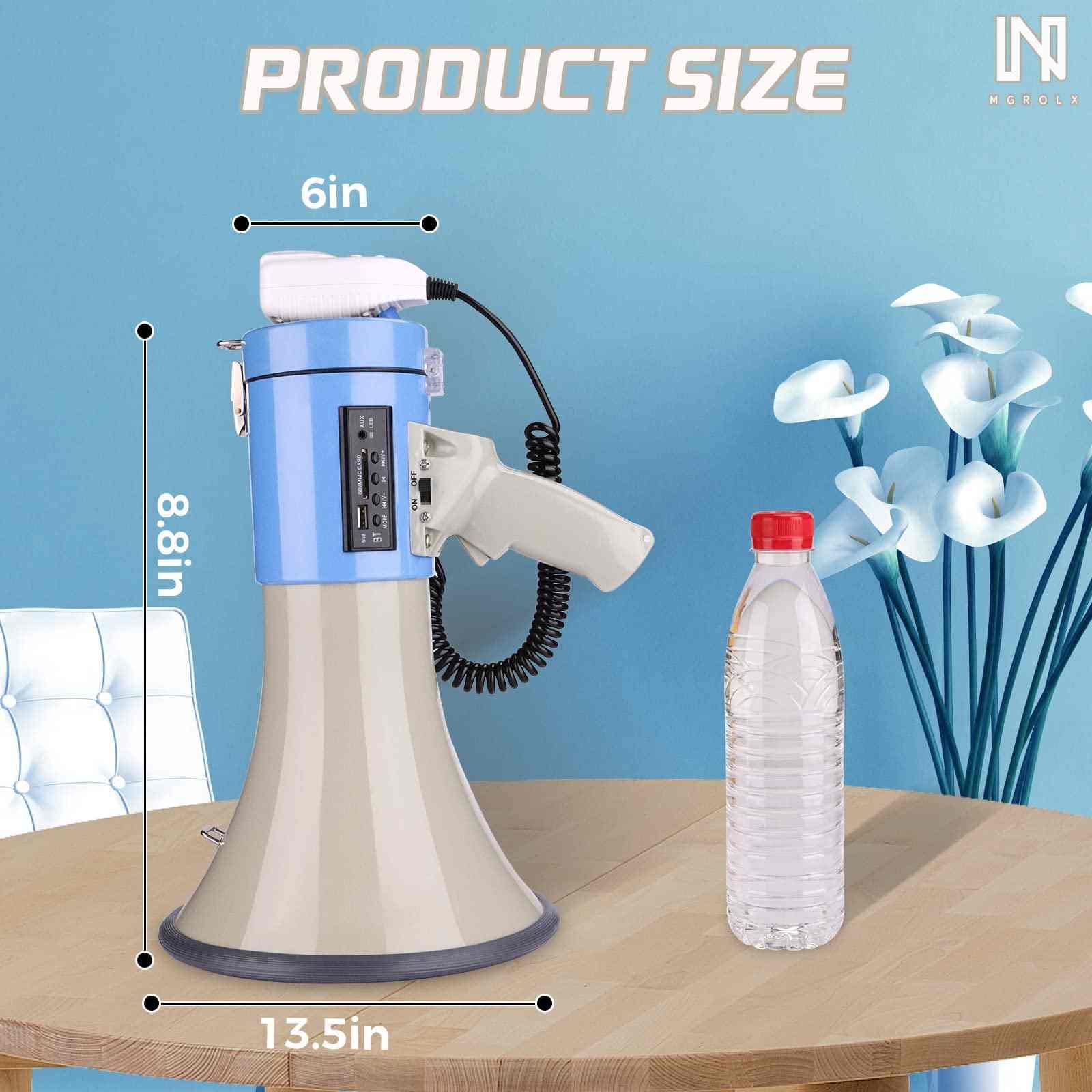 Amazon.co.jp: プロフェッショナル50wメガホン拡声器-取り外し可能な