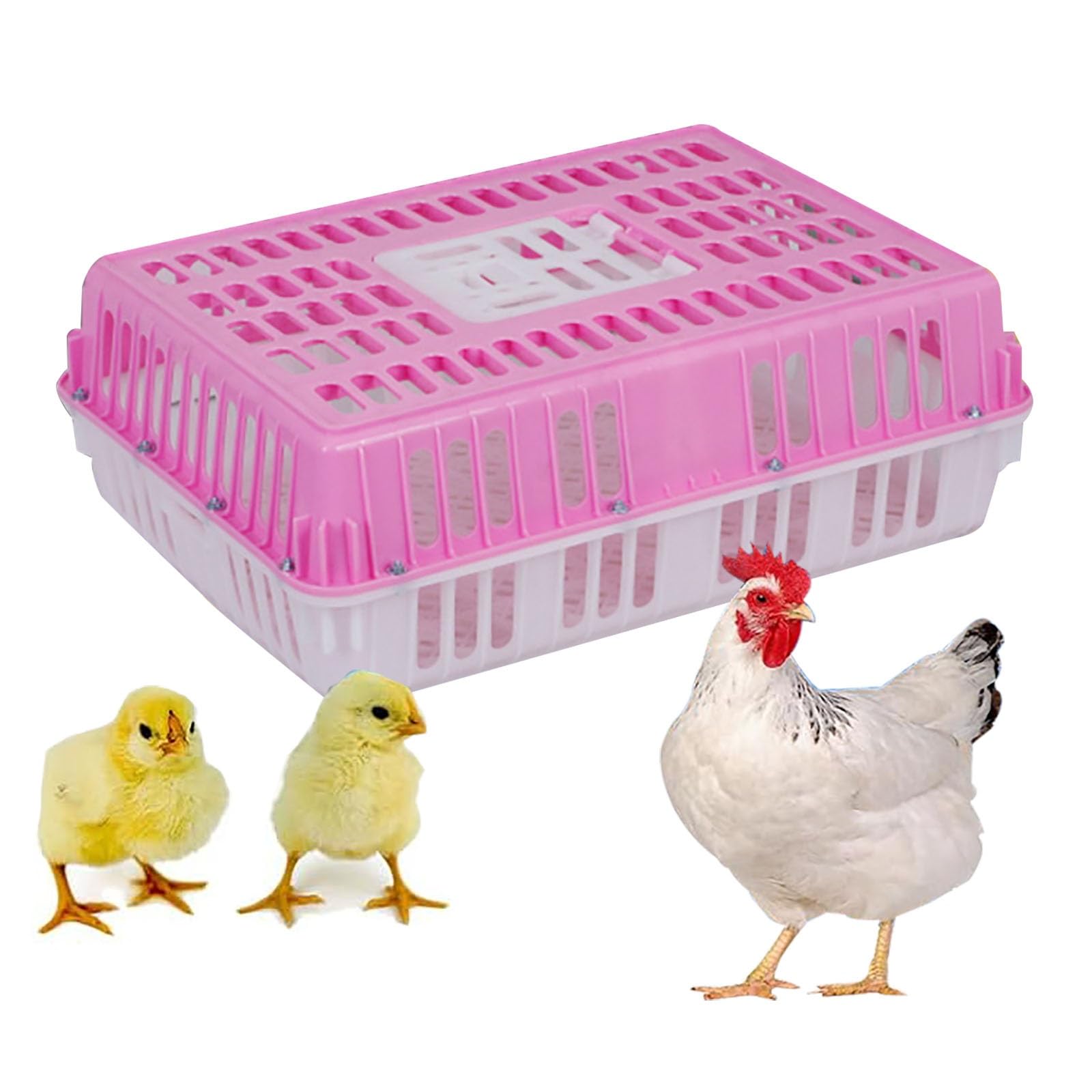 Skrzynka na drób, plastikowa klatka transportowa dla kurczaków, Jaulas Para Gallinas, skrzynia transportowa, konstrukcja uchwytu, cztery usztywnienia narożne, możliwość układania w stos do 10 pięter