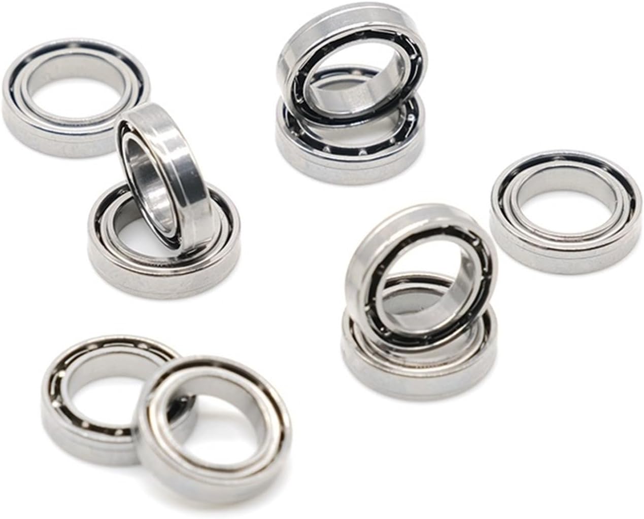 Miniature Bearing (10PCS) SMR117 L-1170 Open 7x11x2.5 Mm ABEC-7 Stainless Steel Bearing for Rc Hobby and Industry