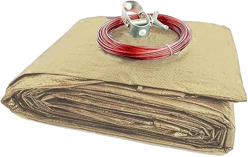 Miniatura 7 de Supreme Plus - Cubierta de piscina de invierno para piscinas redondas sobre el suelo de 16 pies  BronceadoPlateado  Fácil de instalar, protección UV