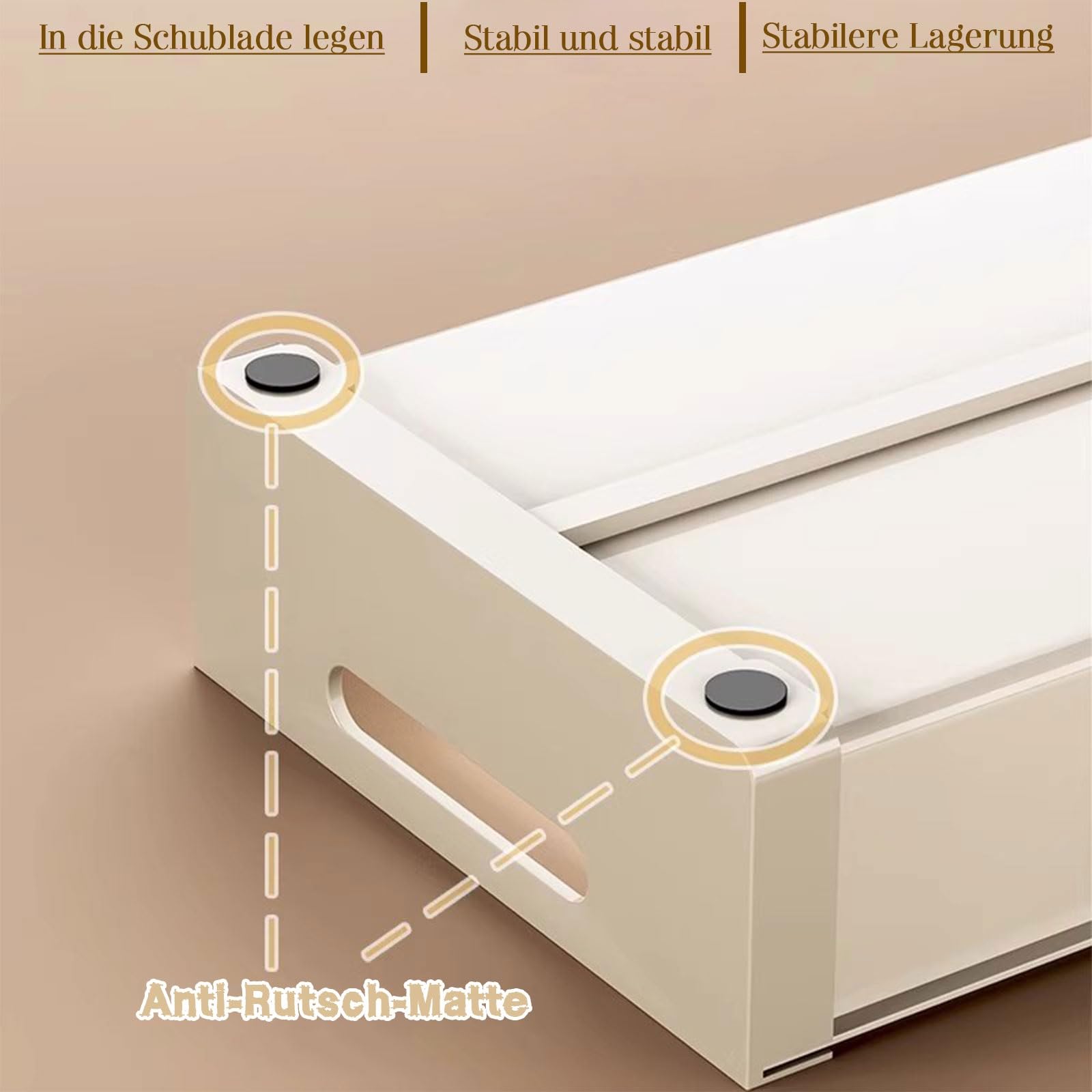 Organisateur de tiroir à Couverts – Plateau à ustensiles en Aluminium avec séparateurs réglables, Insert de tiroir combinable et Personnalisable pour la Cuisine, Rangement Polyvalent pour co
