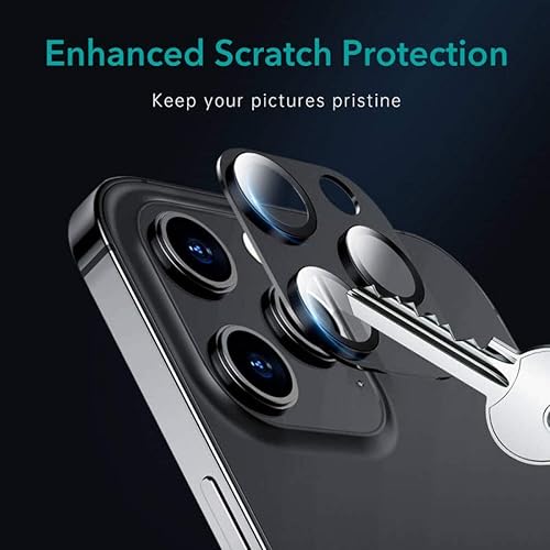 Miniatura 3 de SaharaCase ZeroDamage FlexiGlass - Protector de lente de cámara HD (2 unidades) para iPhone 12 Pro Max de 6.7 pulgadas (2020), antiarañazos y