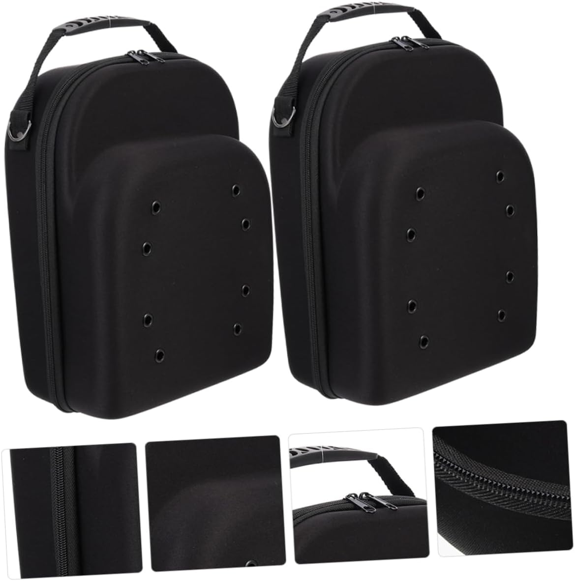 VALICLUD 2pcs EVA Baseball Hat Storage Case Portable Travel Hat Carrier for Baseball Caps Sturdy Hard Shell Organizer for Travel and Storage