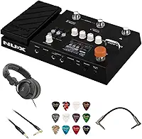 Nux Pedaleira Multiefeitos MG-400, para Guitarra, USB, Tela LCD 2.8", Impulse Response, Interface de Áudio