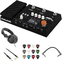 Nux Pedaleira Multiefeitos MG-400, para Guitarra, USB, Tela LCD 2.8", Impulse Response, Interface de Áudio