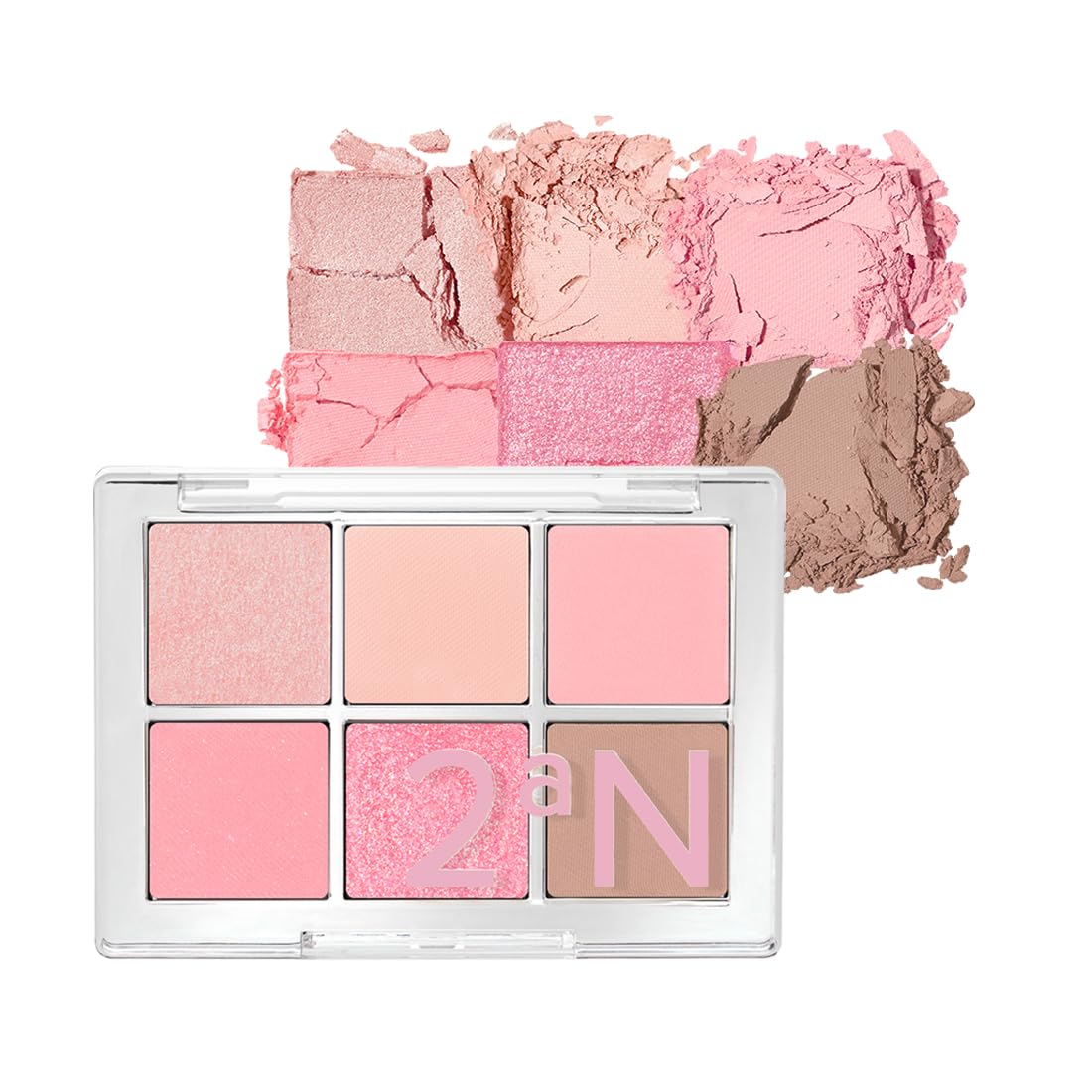 【LIPSこだわりアワード受賞】【2aN公式】アイシャドウ アイシャドウパレット BETTER ME EYE PALETTE 16 Bubble Candy 新パッケージ 多幸感メイク アイドルメイク バブみ 桃肌 韓国アイドル