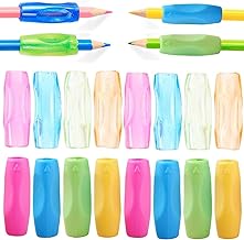 16 x Children's Writing Aids, Pencil Grip for Children, Silicone Pencil Grips, Posture Correction Tools for Students to Write and Train