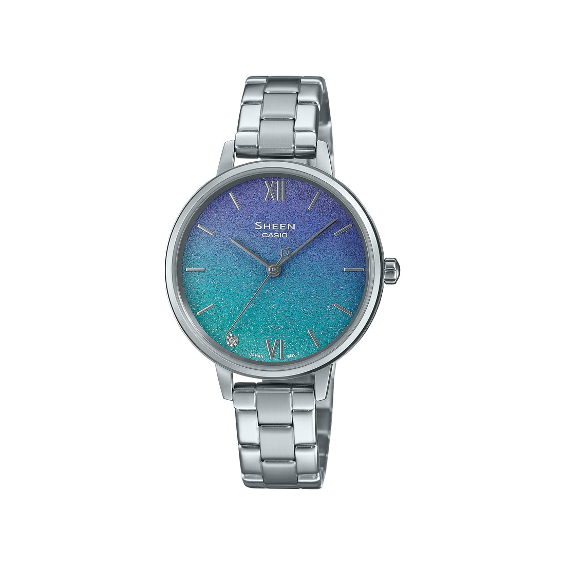 Casio Sheen Analog Blue Dial Women SHE-4548D-2AUDF (SH267) (B0B2K3GFTS) Amazon Price History, Amazon Price Tracker