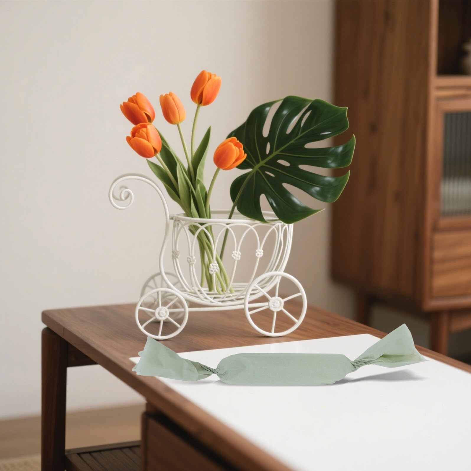 ULTECHNOVO Carta Velina 50x35cm per Imballaggio Floreale 100 Fogli Copiativa per Confezioni e Accessori per Regali Compleanno