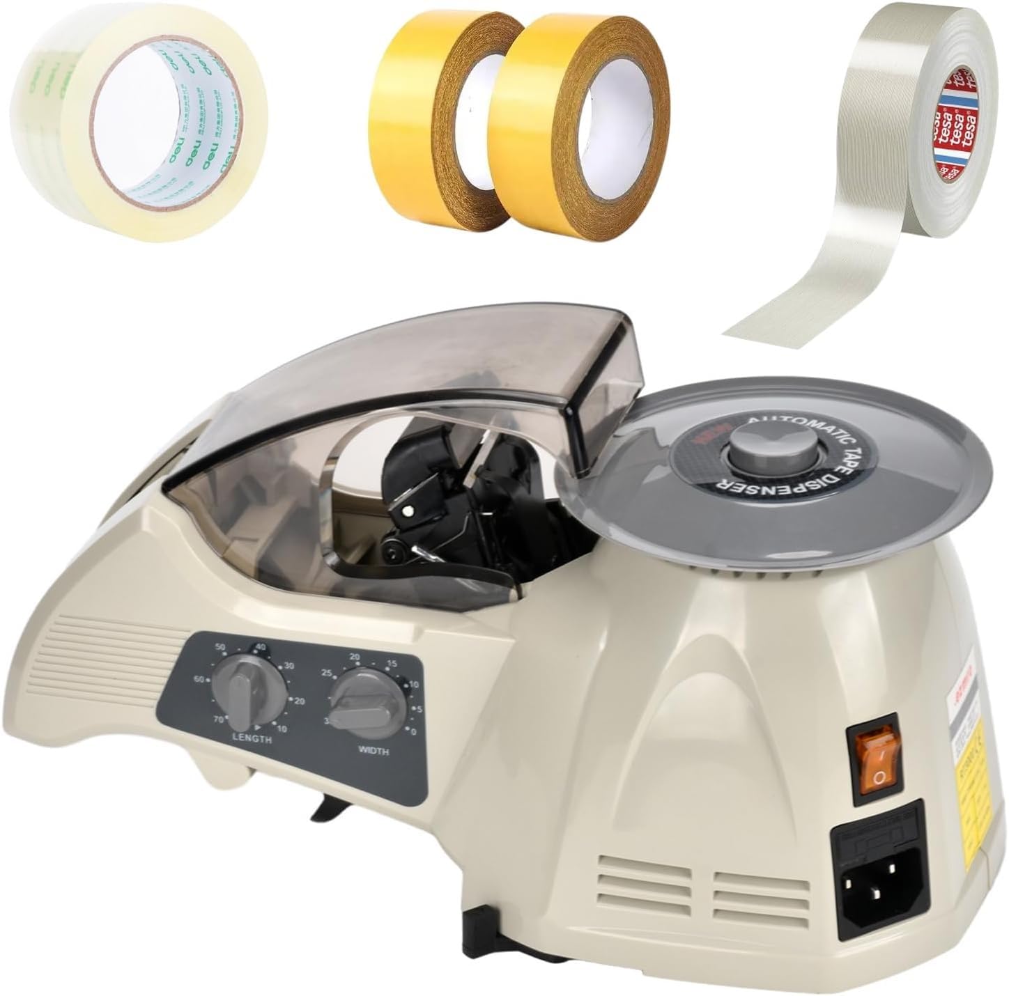 Distributore Di Nastro Adesivo A Disco, Lunghezza Taglio 10~60 Mm, Larghezza 5~25, Elettrico, Alta Temperatura, Diametro Esterno Rotolo 150