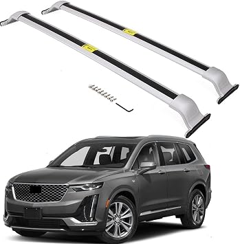 Aluminum Roof Cargo Rack for Cadillac XT6 2019-2023 2024 2025 Roof Rack Cross Bars top Rail Luggage Carrier Accessories