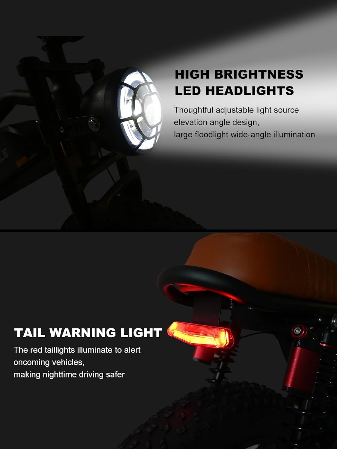 Electric Bike for Adults,Peak 1500W Motor Speed Max 28MPH,16/20"x4.0"Electric Bike Fat Tire,48V/15.6&18.2Ah Battery Range 50-80Miles,With Dual Suspension/Brakes E-Bike,Passed UL 2849 Certification