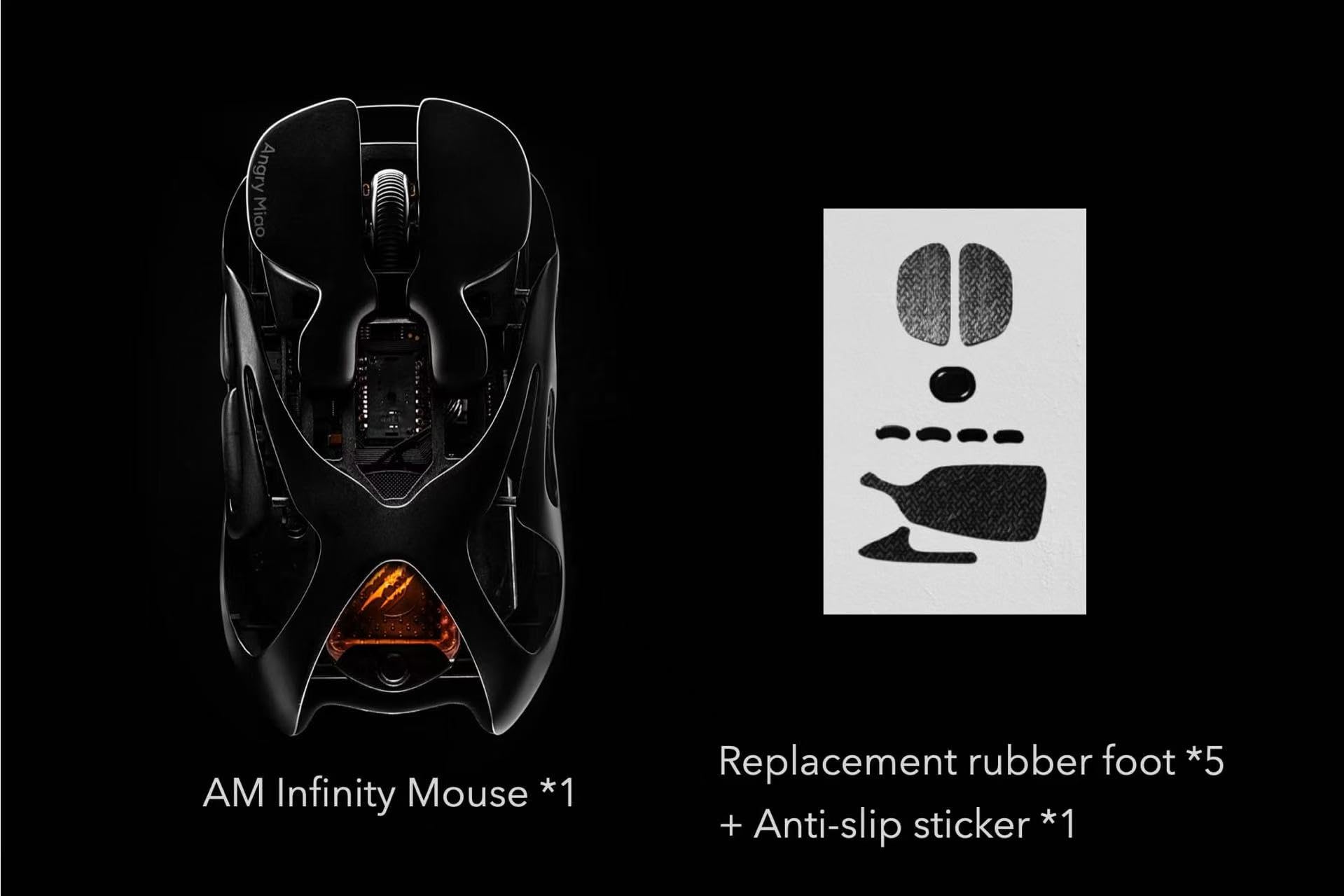 Amazon.com: Angry miao Infinity Gaming Mouse Wireless Mouse with