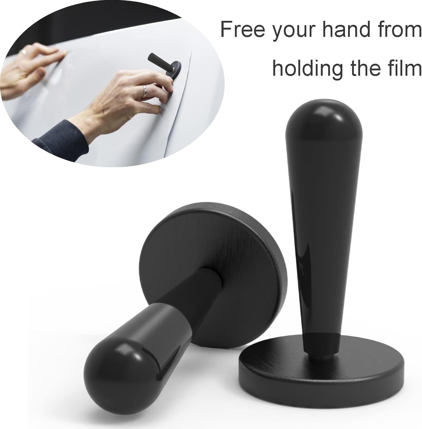 Vinyl Wrap Tool Kit Include Heat Gun, 7PCS Stick Squeegee, Knife Tape, Felt Squeegees, Craft Knife and Utility Knife Plastic Scraper, Vinyl Cutter, Magnet Holders, Cloth, Gloves